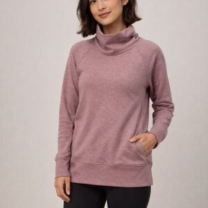 Lululemon | 4 | High Lines Pullover in a heathered vintage mauve color